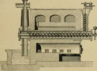 An illustration from Handbuch der Farbenfabrikation. Lehrbuch der Fabrikation, Untersuchung und Verwendung aller in der Praxis vorkommenden Körperfarben (1922)