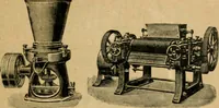 An illustration from Handbuch der Farbenfabrikation. Lehrbuch der Fabrikation, Untersuchung und Verwendung aller in der Praxis vorkommenden Körperfarben (1922)