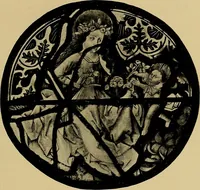 An illustration from Handbuch der glasmalerei für forscher, sammler und kunstfreunde, wie für künstler, architekten und glasmaler (1914)