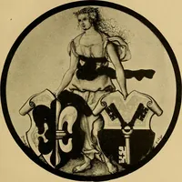 An illustration from Handbuch der glasmalerei für forscher, sammler und kunstfreunde, wie für künstler, architekten und glasmaler (1914)