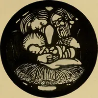 An illustration from Handbuch der glasmalerei für forscher, sammler und kunstfreunde, wie für künstler, architekten und glasmaler (1914)