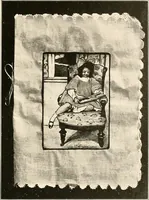 Picture 25 of 36 from Handicraft for girls; a tentative course in needlework, basketry, designing, paper and cardboard construction, textile fibers and fabrics and home decoration and care, designed for use in schools and homes (1910), leaf 105