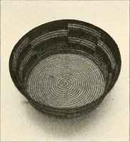 An illustration from Handicraft for girls; a tentative course in needlework, basketry, designing, paper and cardboard construction, textile fibers and fabrics and home decoration and care, designed for use in schools and homes (1910)