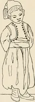 An illustration from Handicraft for girls; a tentative course in needlework, basketry, designing, paper and cardboard construction, textile fibers and fabrics and home decoration and care, designed for use in schools and homes (1910)