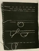 An illustration from Handicraft for girls; a tentative course in needlework, basketry, designing, paper and cardboard construction, textile fibers and fabrics and home decoration and care, designed for use in schools and homes (1910)