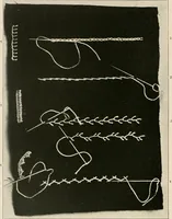 An illustration from Handicraft for girls; a tentative course in needlework, basketry, designing, paper and cardboard construction, textile fibers and fabrics and home decoration and care, designed for use in schools and homes (1910)