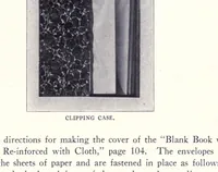 Picture 2 of 3 from Handicraft for girls; a tentative course in needlework, basketry, designing, paper and cardboard construction, textile fibers and fabrics and home decoration and care, designed for use in schools and homes (1910), leaf 113