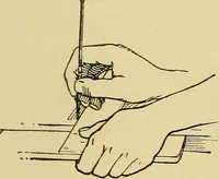 An illustration from Handicraft for handy boys; practical plans for work and play, with many ideas for earning money (1911)