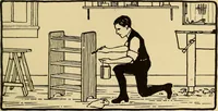 An illustration from Handicraft for handy boys; practical plans for work and play, with many ideas for earning money (1911)