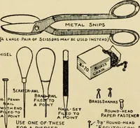 An illustration from Handicraft for handy boys; : practical plans for work and play with many ideas for earning money, (1911)