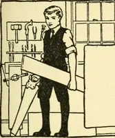 An illustration from Handicraft for handy boys; : practical plans for work and play with many ideas for earning money, (1911)