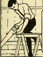 An illustration from Handicraft for handy boys; : practical plans for work and play with many ideas for earning money, (1911)