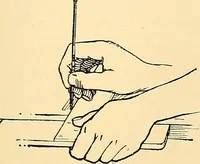 An illustration from Handicraft for handy boys; practical plans for work and play, with many ideas for earning money (1911)