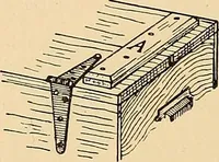An illustration from Handicraft for handy boys; practical plans for work and play, with many ideas for earning money (1911)
