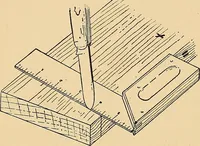 An illustration from Handicraft for handy boys; practical plans for work and play, with many ideas for earning money (1911)