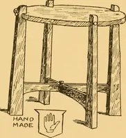 An illustration from Hand made furniture and how to make it .. (1910)