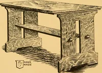 An illustration from Hand made furniture and how to make it .. (1910)