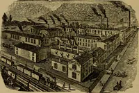 An illustration from Handy notes and queries. A manual of useful information of especial importance to dealers in hardware, stoves and tinware, machinists', gas-fitters' and plumbers' materials, as well as the various workers in useful metals .. (1889)