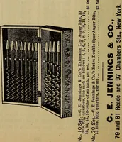 An illustration from Handy notes and queries. A manual of useful information, of especial importance to dealers in hardware, stoves and tinware, machinists', gas-fitters' and plumbers' materials, as well as the various workers in useful metals .. (1888)
