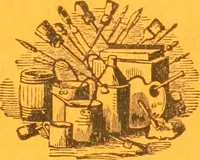 Picture 1 of 12 from Haney's manual of sign, carriage, and decorative painting .. (1870), leaf 8