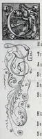 Picture 3 of 17 from Hans Holbein's initial-buchstaben mit dem todtentanz. Nach Hans Lutzelburger's original-holzschnitten im Dresdner Kabinet zum ersten mal treu copirt von Heinrich Loedel. Mit erläuternden denkversen und einer geschichtlichen abhandlung über die todtentänze von Dr. Adolf Ellisen .. (1849), leaf 23