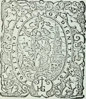 An illustration from Hansoframea; sive Momoscopus; comoedia nova (1581)