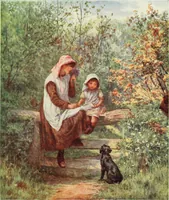 An illustration from Happy England as painted by Helen Allingham, R.W.S (1903)