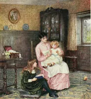 An illustration from Happy England as painted by Helen Allingham, R.W.S (1903)
