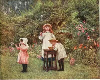 An illustration from Happy England as painted by Helen Allingham, R.W.S (1903)
