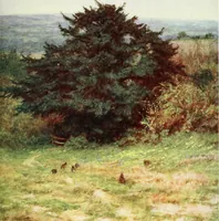 An illustration from Happy England as painted by Helen Allingham, R.W.S (1903)