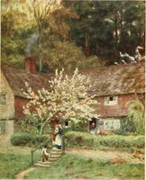 An illustration from Happy England as painted by Helen Allingham, R.W.S (1903)