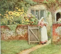 An illustration from Happy England as painted by Helen Allingham, R.W.S (1903)