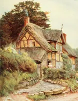 An illustration from Happy England as painted by Helen Allingham, R.W.S (1903)