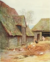 An illustration from Happy England as painted by Helen Allingham, R.W.S (1903)