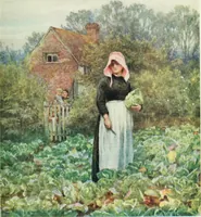 An illustration from Happy England as painted by Helen Allingham, R.W.S (1903)