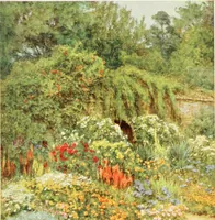An illustration from Happy England as painted by Helen Allingham, R.W.S (1903)