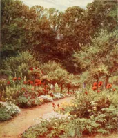 An illustration from Happy England as painted by Helen Allingham, R.W.S (1903)