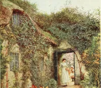 An illustration from Happy England as painted by Helen Allingham, R.W.S (1903)