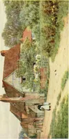 An illustration from Happy England as painted by Helen Allingham, R.W.S (1903)