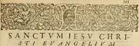 An illustration from Harmonia ex Evangelistis tribus composita Matthaeo, Marco, & Luca (1582)