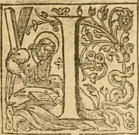 An illustration from A harmonie vpon the three Euangelistes Matthewe, Marke, and Luke : with the commentarie of M Iohn Caluine: faithfully translated out of Latine into English, by E.P. Whereunto is also added a commentarie vpon the Euangelist S. Iohn, by the same authour (1610)