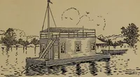 An illustration from Harper's boating book for boys; a guide to motor boating, sailing, canoeing and rowing (1912)