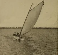 An illustration from Harper's boating book for boys; a guide to motor boating, sailing, canoeing and rowing (1912)
