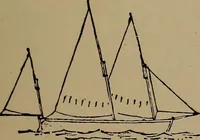 An illustration from Harper's boating book for boys; a guide to motor boating, sailing, canoeing and rowing (1912)
