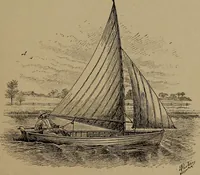 An illustration from Harper's boating book for boys; a guide to motor boating, sailing, canoeing and rowing (1912)