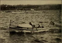 An illustration from Harper's boating book for boys; a guide to motor boating, sailing, canoeing and rowing (1912)
