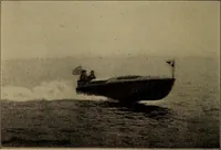 An illustration from Harper's boating book for boys; a guide to motor boating, sailing, canoeing and rowing (1912)
