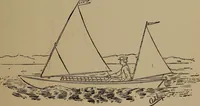 An illustration from Harper's boating book for boys; a guide to motor boating, sailing, canoeing and rowing (1912)