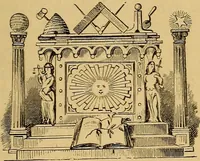 An illustration from Harris' masonic text-book; a concise historical sketch of masonry, and the organization of masonic grand lodges, and especially of masonry among colored men in America .. (1902)