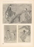 An illustration from Harunobu, Koriusaï, Shunsho : estampes japonaises tirées des collections de mm. Bing, Bouasse-Lebel, Bullier [etc.] ... et exposées au Musée des arts décoratifs en janvier 1910 (1910)
